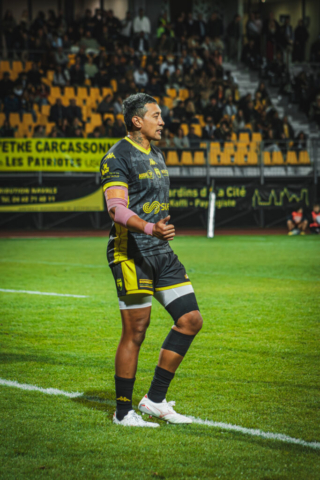 Jordan Puletua - US CARCASSONNE - BOURGOIN 24/25 - Crédit : Arsène Berron