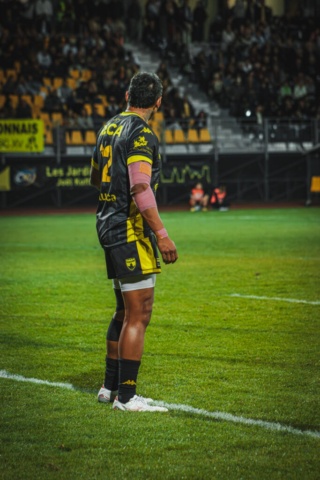 Jordan Puletua - US CARCASSONNE - BOURGOIN 24/25 - Crédit : Arsène Berron