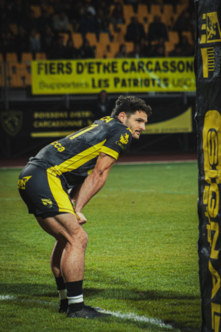 Lukas Doyhenard - US CARCASSONNE - BOURGOIN 24/25 - Crédit : Arsène Berron