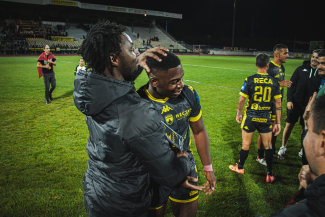 Saïb Sissoko & Maxime Millan - US CARCASSONNE - BOURGOIN 24/25 - Crédit : Arsène Berron