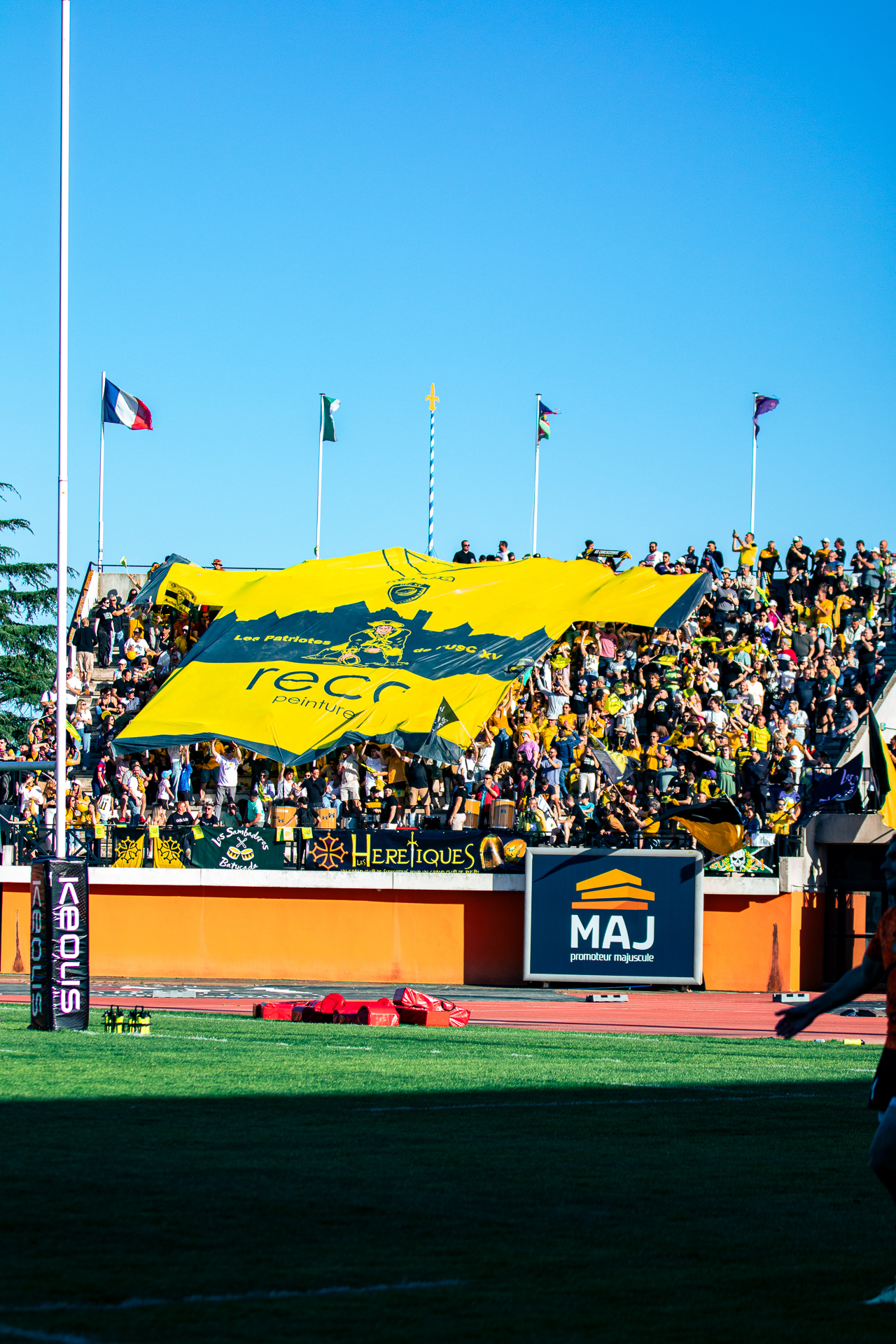 Supporters US Carcassonne. Credit @qapture_photo